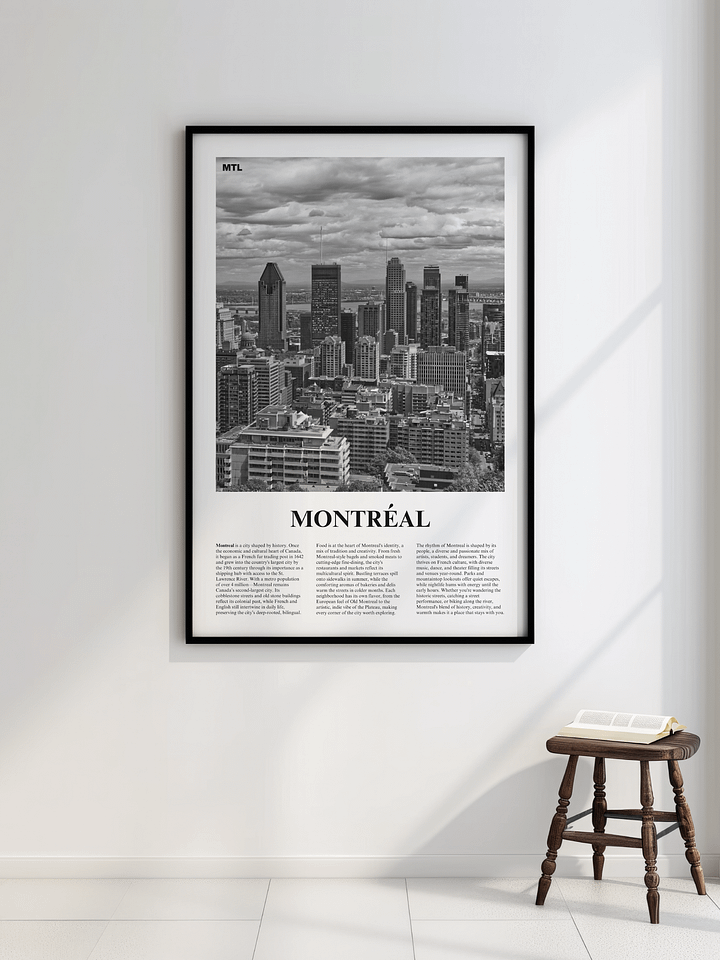 Montreal 01 Newspaper Poster product image (4)