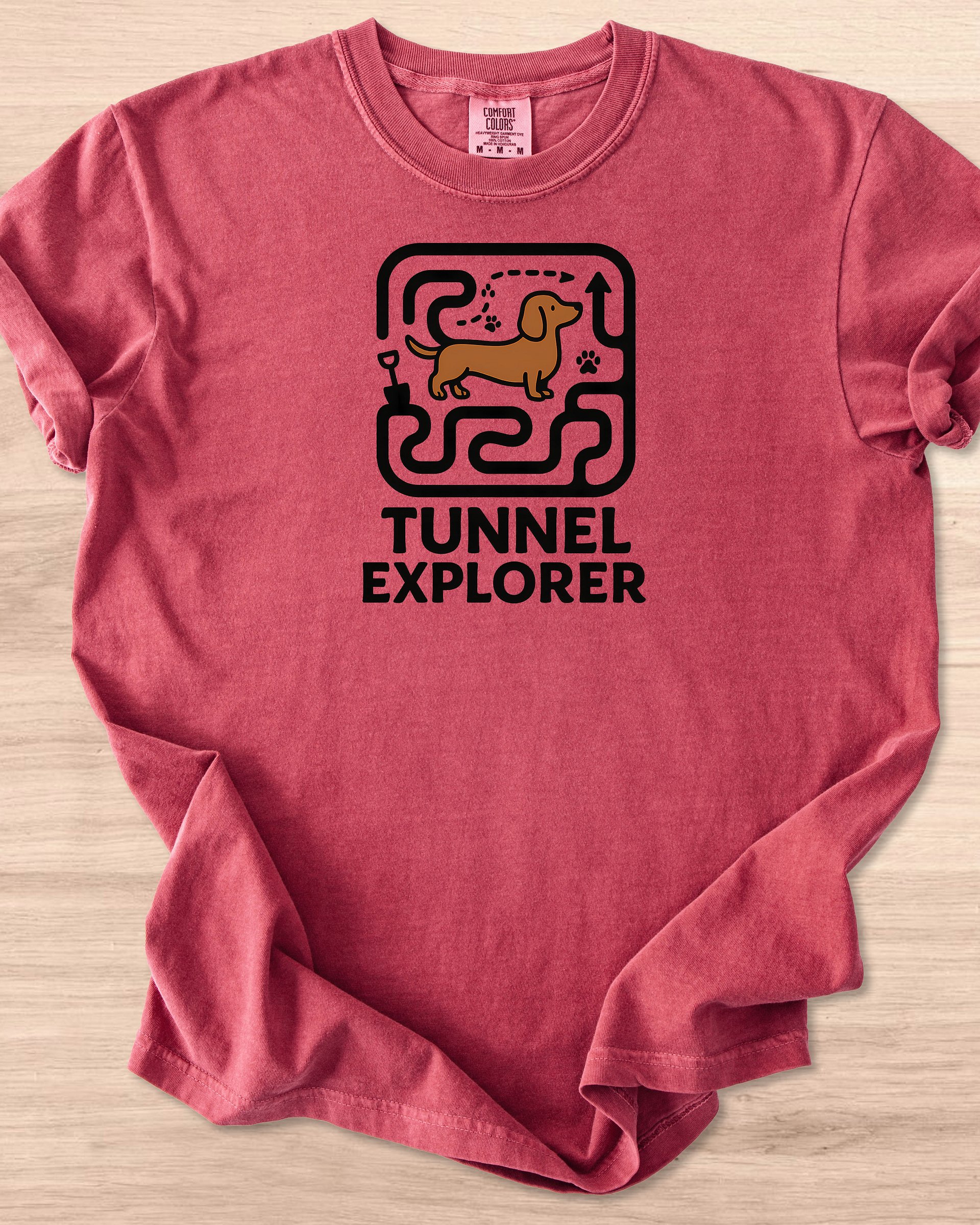 Tunnel Explorer (Dachshund) Tee product image (5)