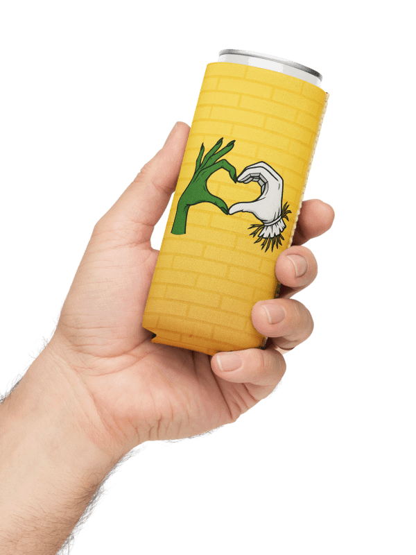 Wicked Can Cooler – Elphaba x Fiyero Heart Hands – Theatre Shipper Gift product image (1)