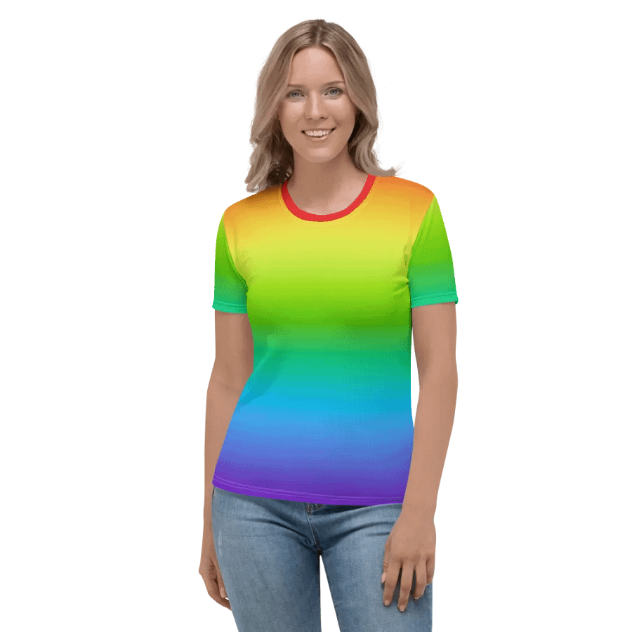 Rainbow Women's Crew Neck T-Shirt product image (1)
