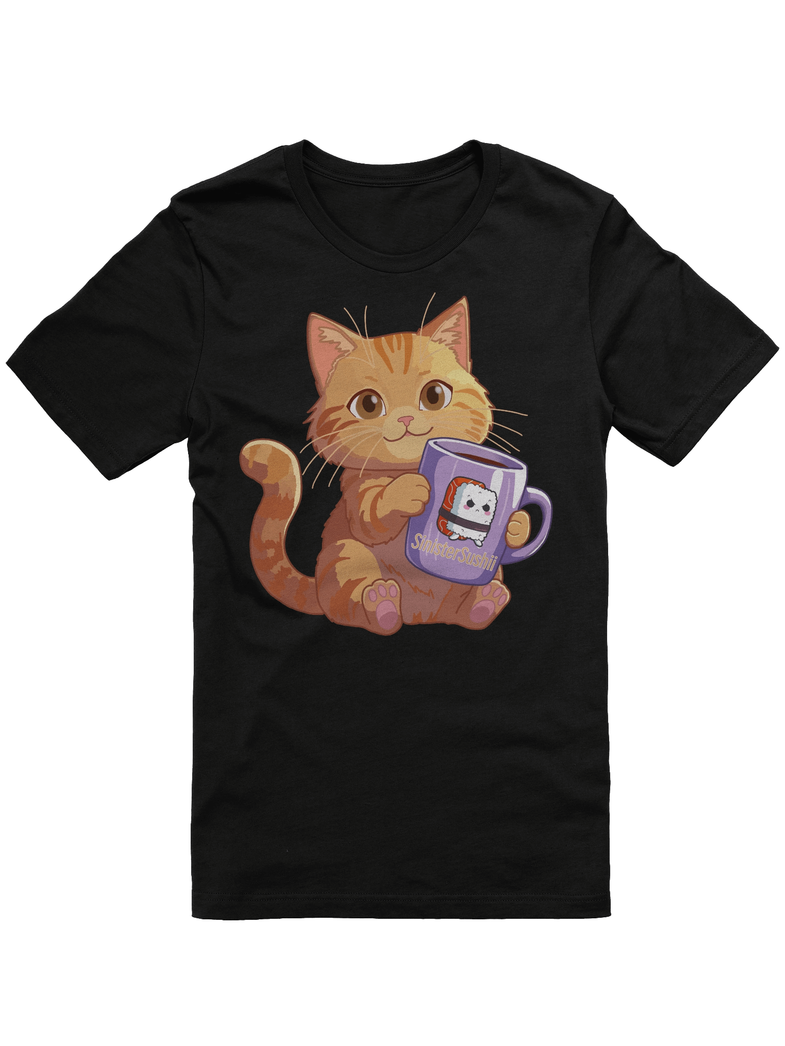 SinisterSushii Coffee Cat T-Shirt product image (3)