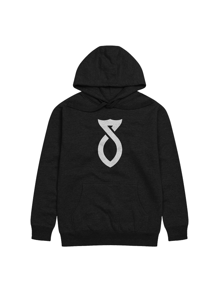 White on Black Hoodie product image (1)