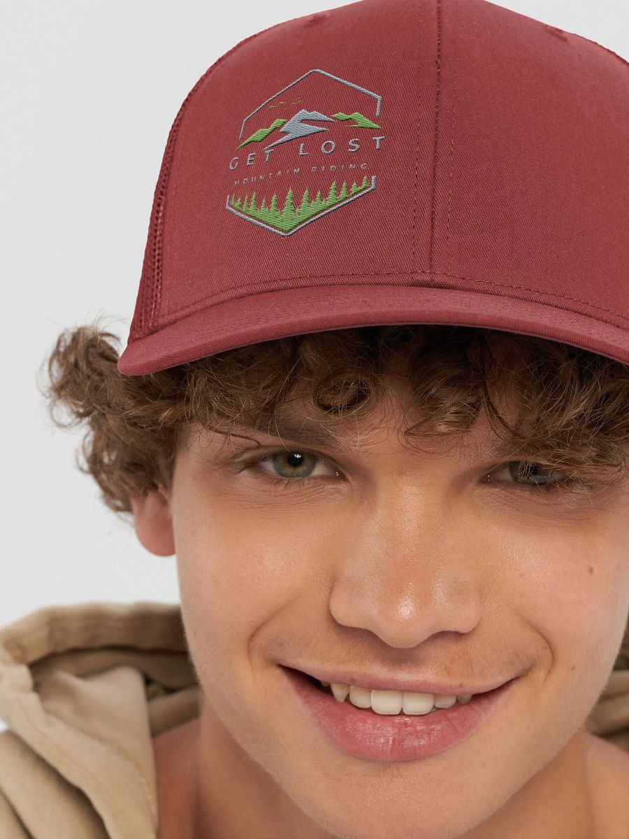 Mountain Racing Snapback Trucker Hat product image (8)