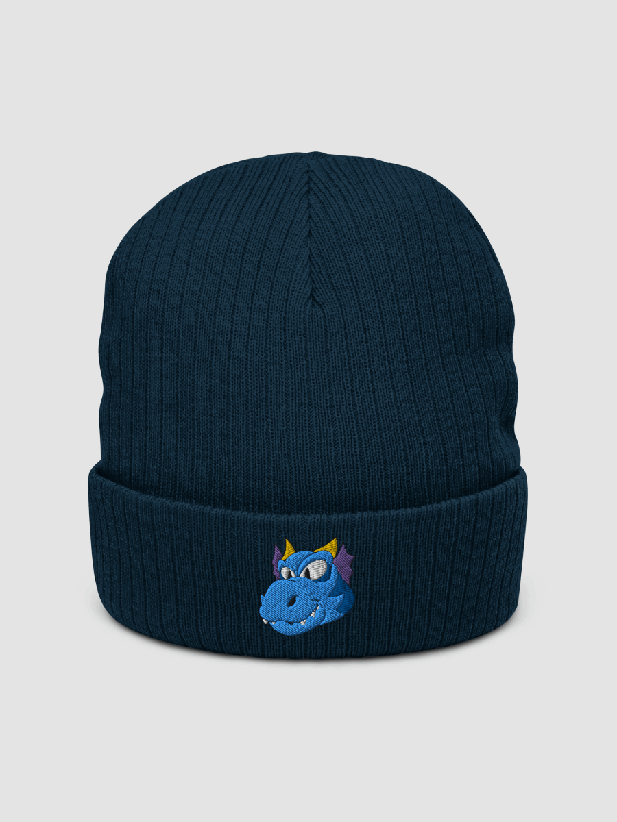Happy Dragon Blue Recycled Cuffed Beanie product image (1)