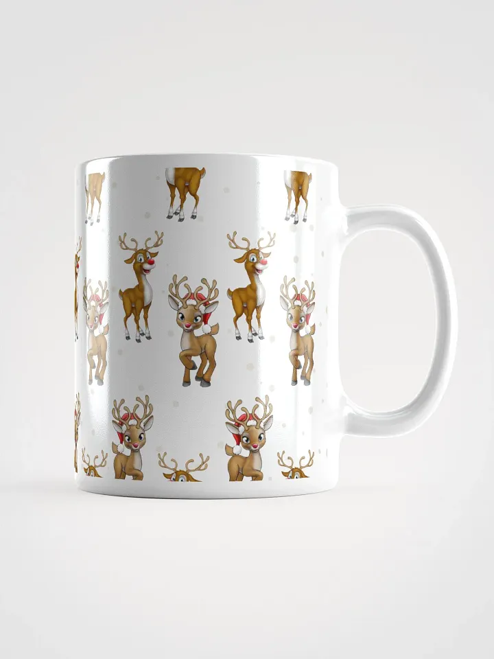 Reindeer Patterns And Snow White Mug product image (3)