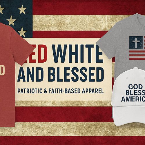 ✝️ Faith. Freedom. Family.
Say hello to Red White and Blessed — your new go-to for patriotic and Christian-inspired apparel t...
