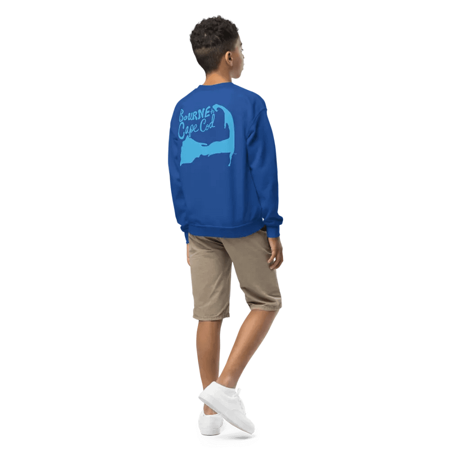 Boys' | Cape Cod Crew | DTG Vintage Print | BRN.2C.C.™ Youth Sweatshirt | BOURNE to Stand Out™ product image (3)