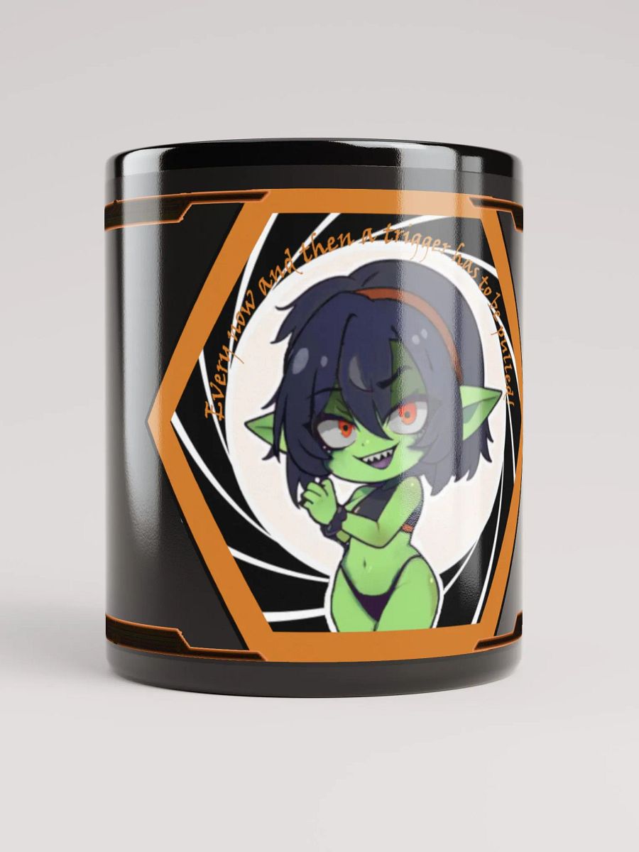 Trigger Goblin Black Glossy Mug product image (1)