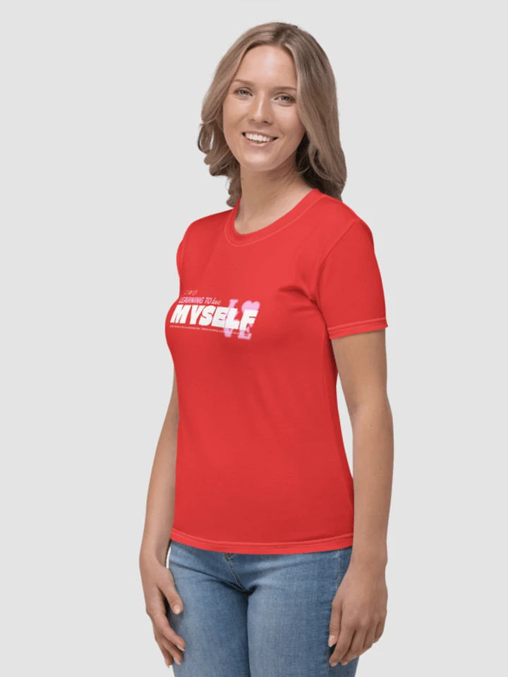 Learning To Love Myself T-Shirt - Ruby Red product image (2)