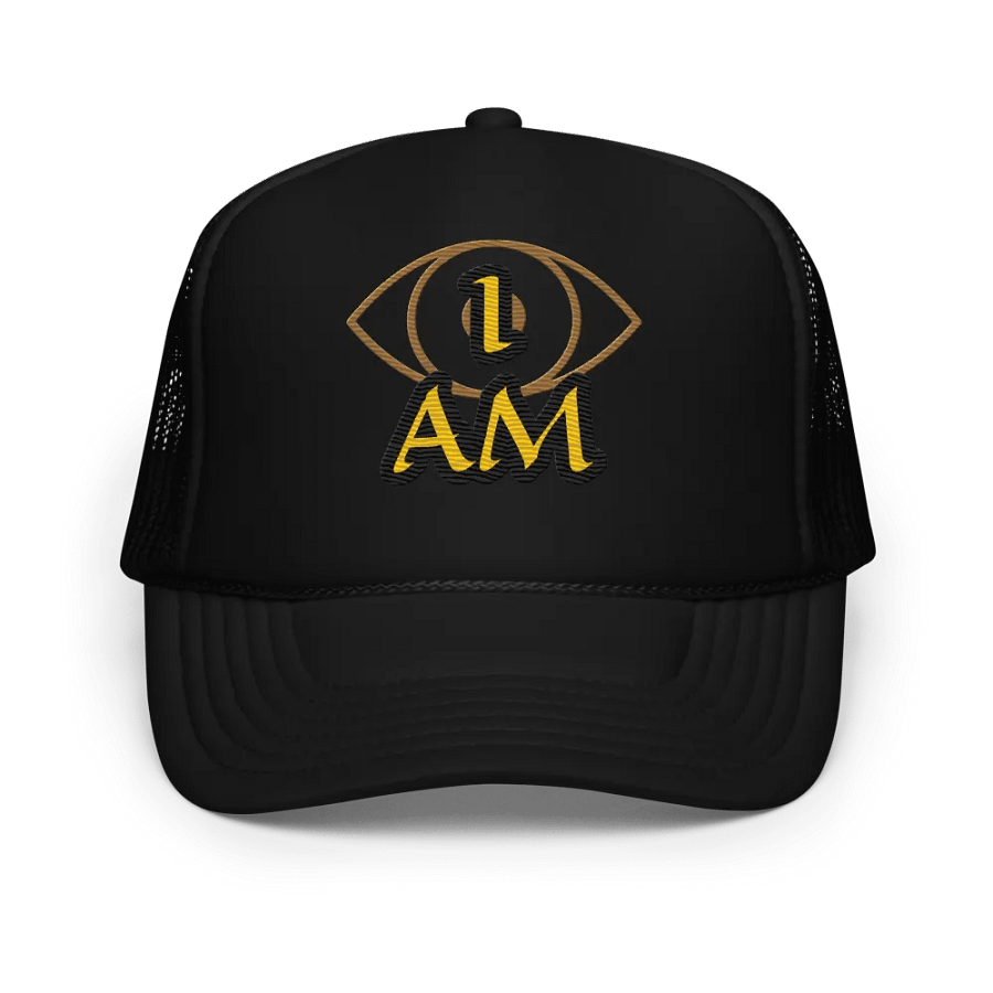 Eye AM Trucker Hat product image (1)