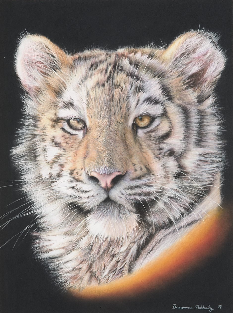 Zima ~ Original Framed Pastel Portrait product image (3)