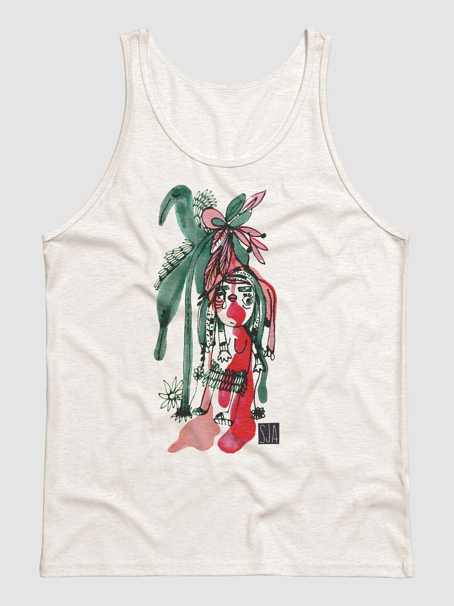 Abstract Girl With Birds Tank product image (6)