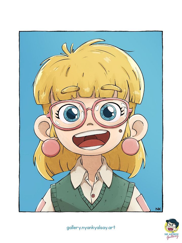 Cute Portrait 1 - Lily | Digital product image (2)