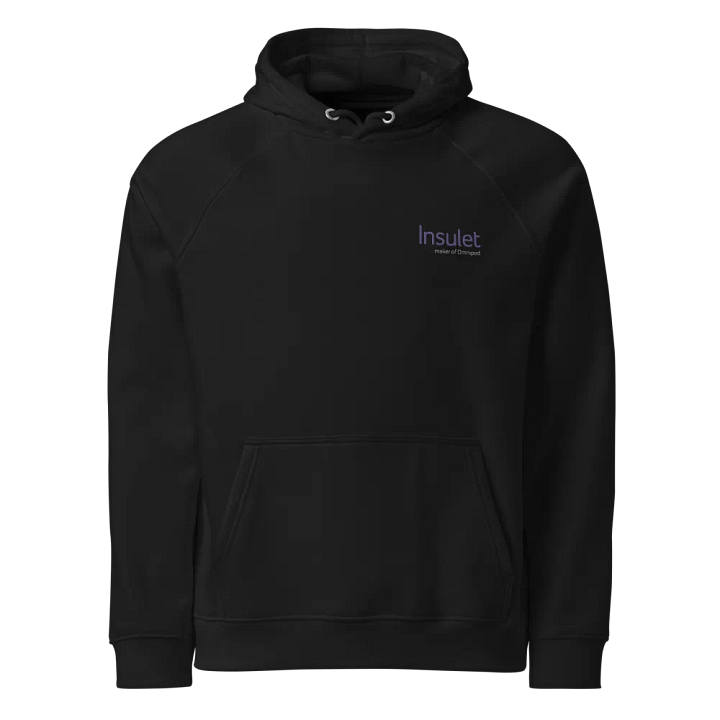 Insulet Logo Eco Raglan Hoodie product image (1)