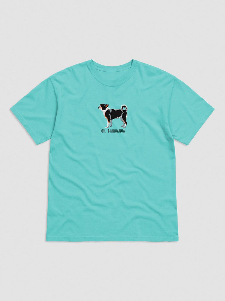 Oh, Chihuahua T-Shirt(Embroidered) of a Chihuahua(Tricolor) product image (25)