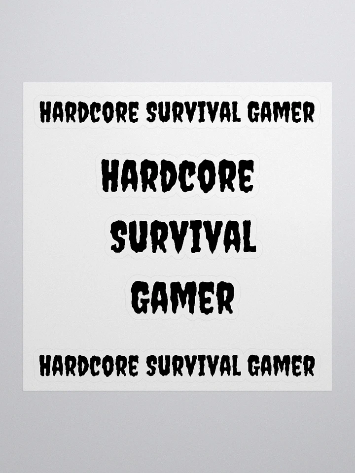 Hardcore Survival Sticker product image (1)