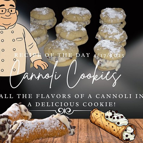 Chef Alex's Cannoli Cookies! 🍪🇮🇹
Hey, cookie lovers! Today, I'm sharing one of my absolute favorite creations that combines t...