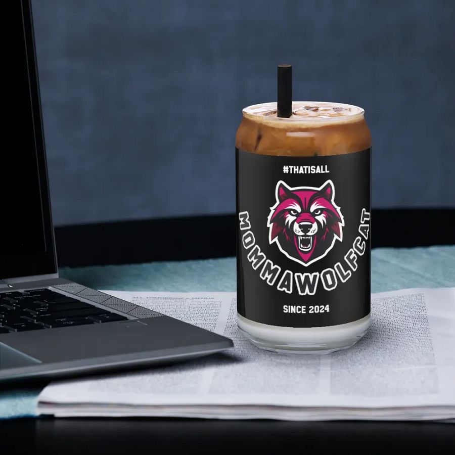MOMMAWOLFCAT Can-Shaped Glass product image (33)