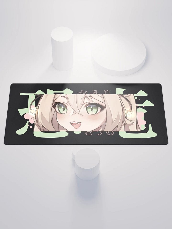 恐竜 Large Gaming Mouse Pad Black product image (1)