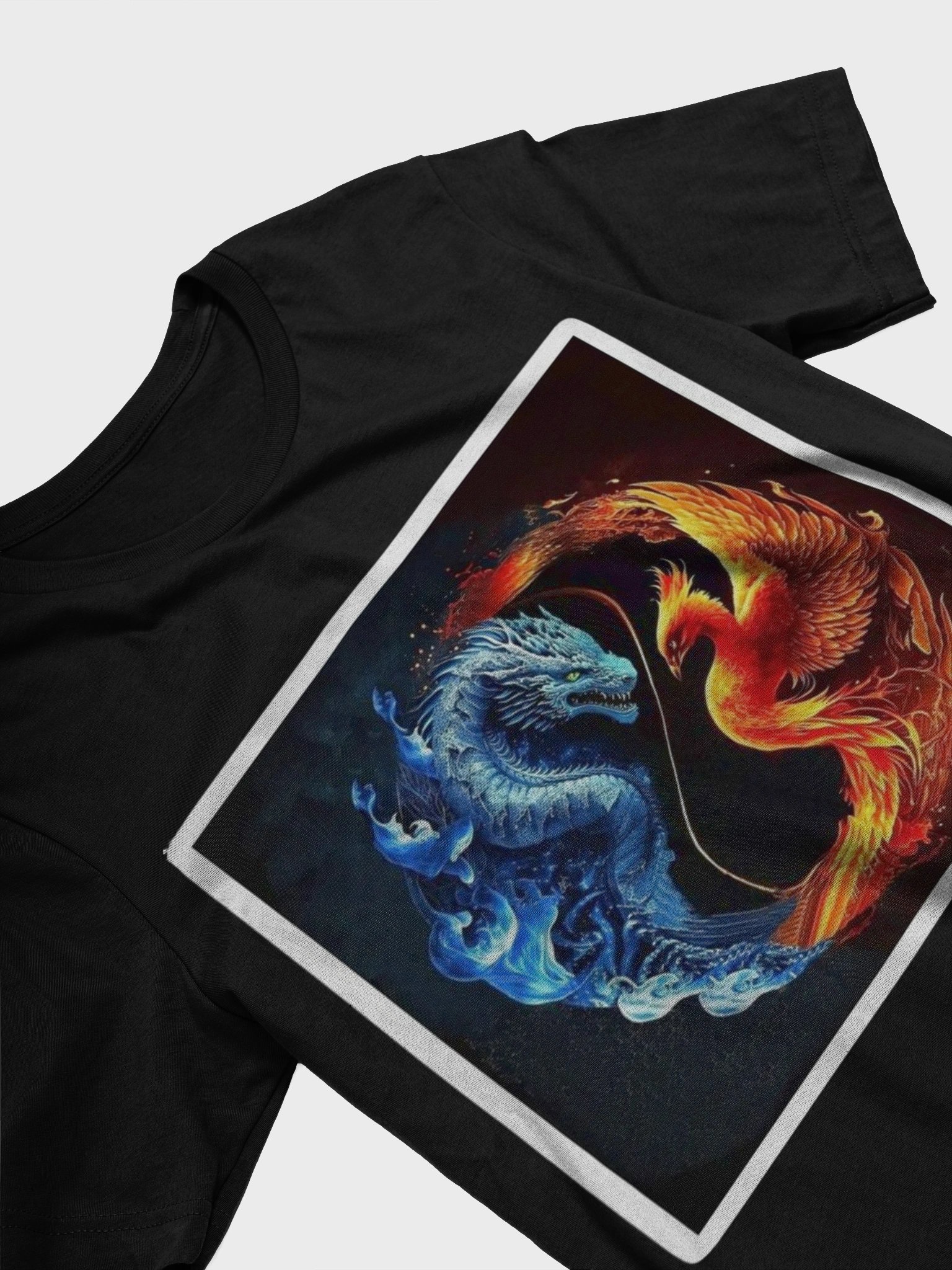 Dragon & Phoenix Yin-Yang T-Shirt product image (2)