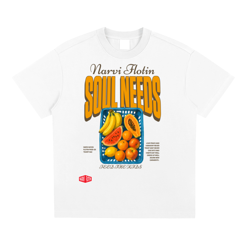 NARVI FLOTIN® “ SOUL NEEDS “ Graphic T Shirt product image (1)