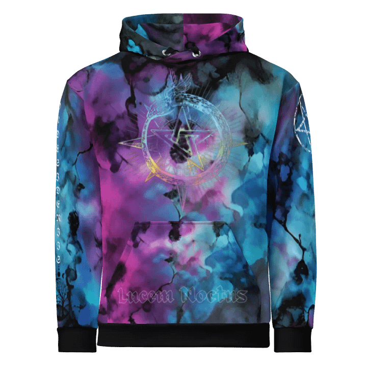 TIEDYE4GOTHIC STAR HOODIE product image (1)