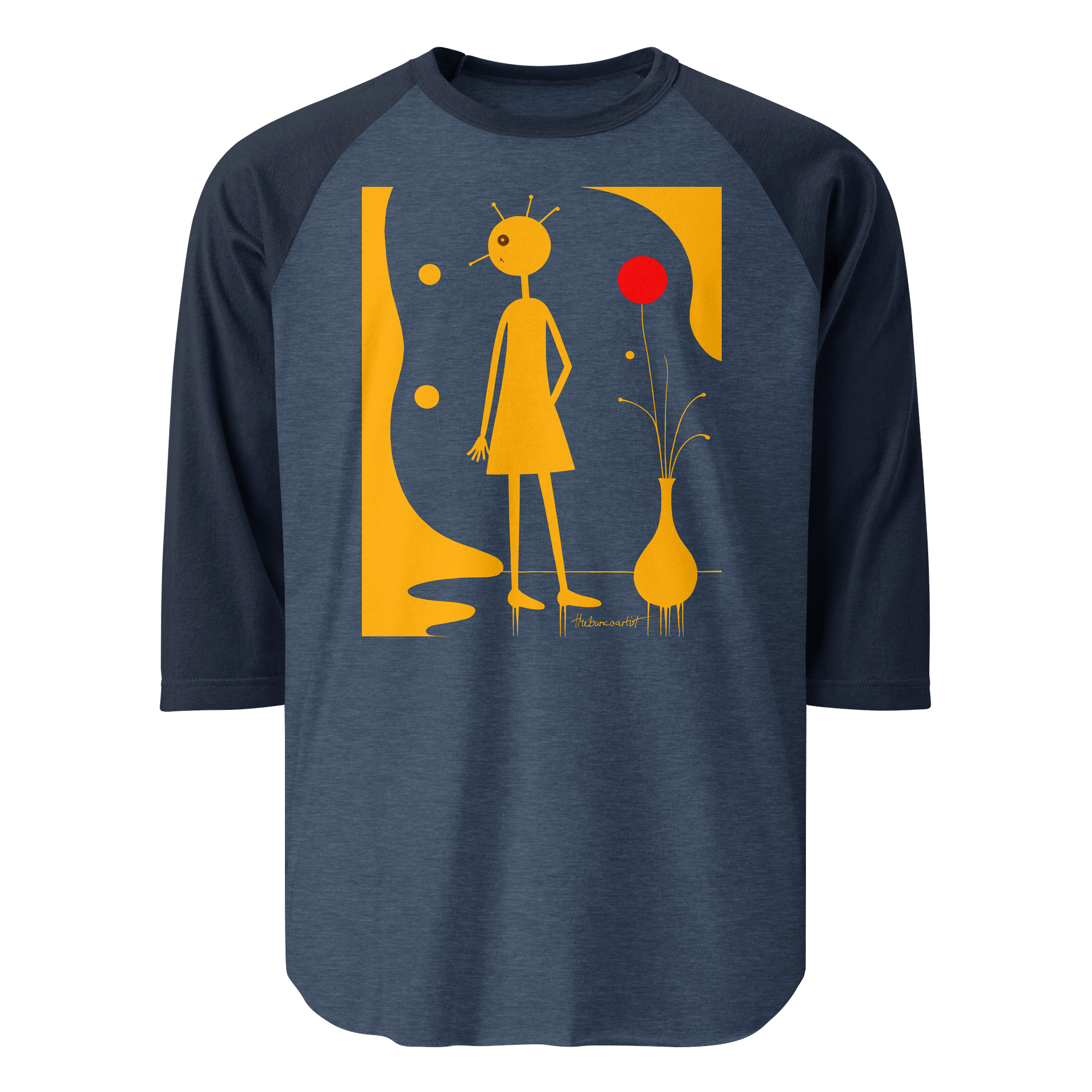 Tultex Fine Jersey Raglan Tee product image (3)