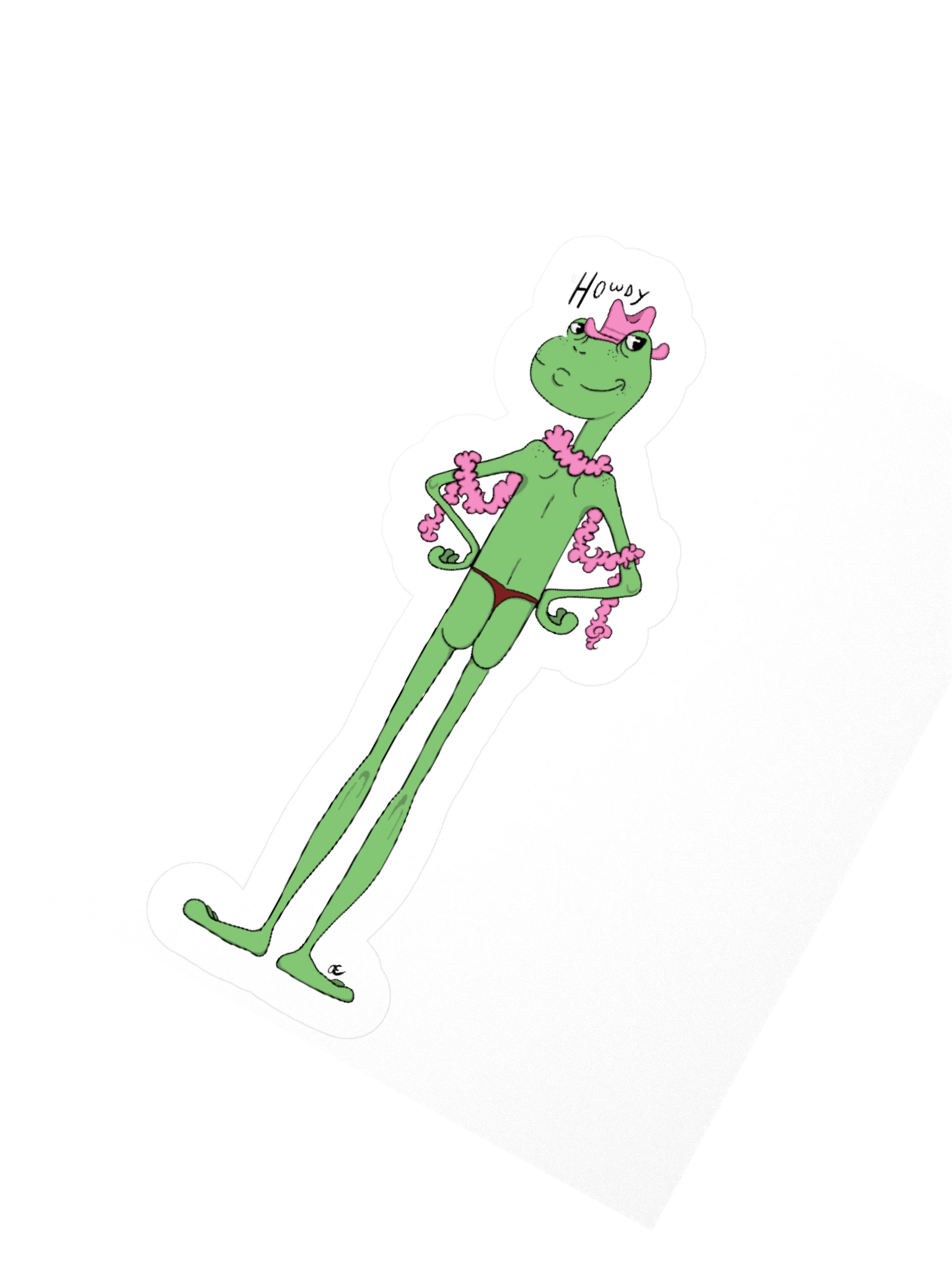 "Howdy" Sticker product image (6)