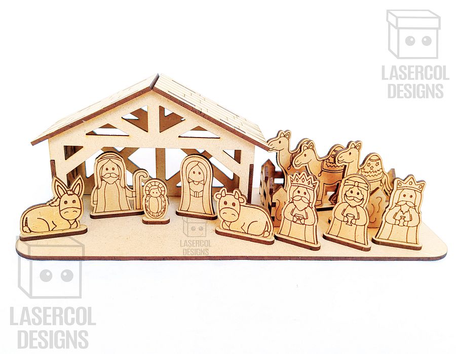 Nativity Scene - Christmas Gift - Laser Cut Files product image (2)