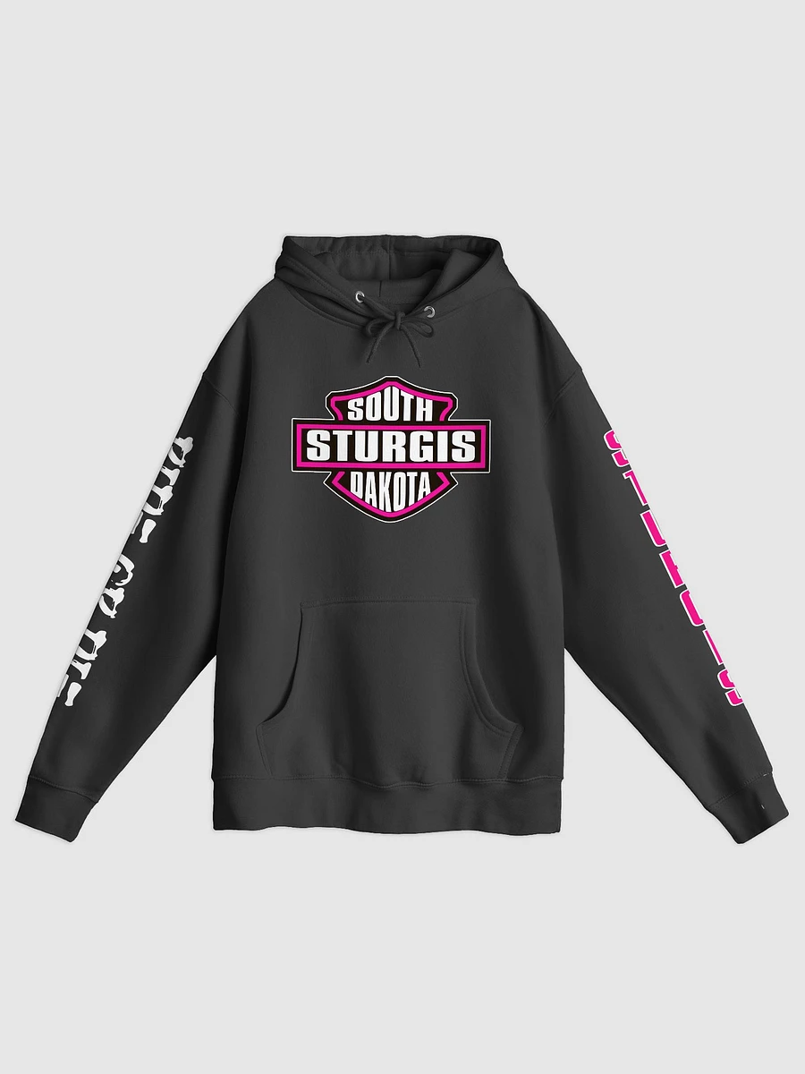Pink Sturgis/My Other Ride is Your Husband Black Hoodie w Sleeves product image (1)