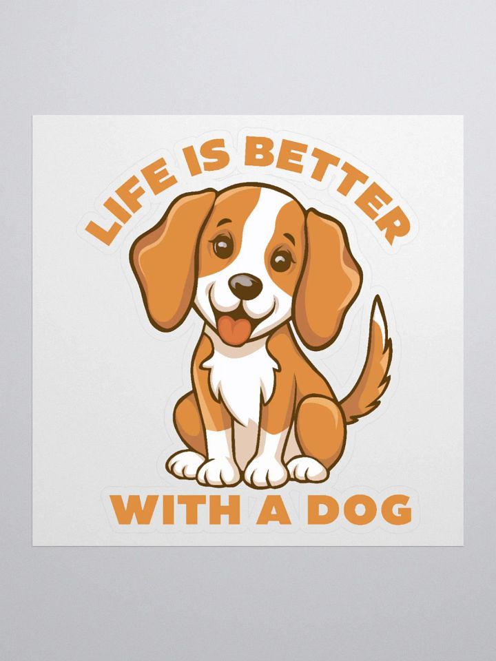 Adorable Puppy stickers with Funny Dog Quote – Ideal for Dog Enthusiasts product image (1)