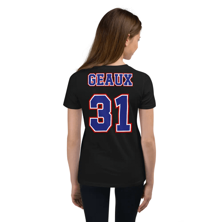 GEAUX 31 Youth Sports Jersey Tee - Back Only Design product image (2)
