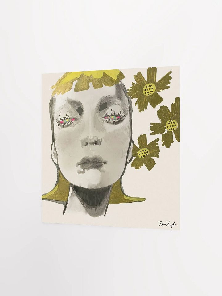Golden Daisies Square Matte Print product image (8)