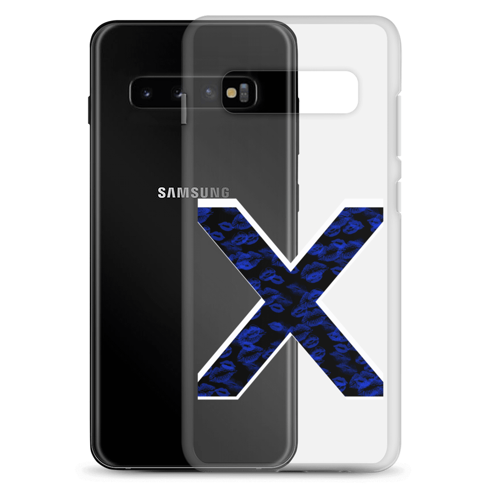 Black X Blue Lipstick Kisses | Phone Case S product image (2)
