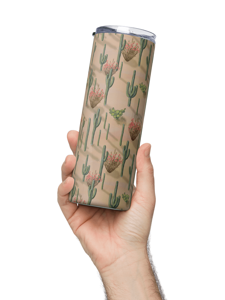 Saguaros of the Sonoran Desert Stainless Steel Tumbler with Straw product image (3)