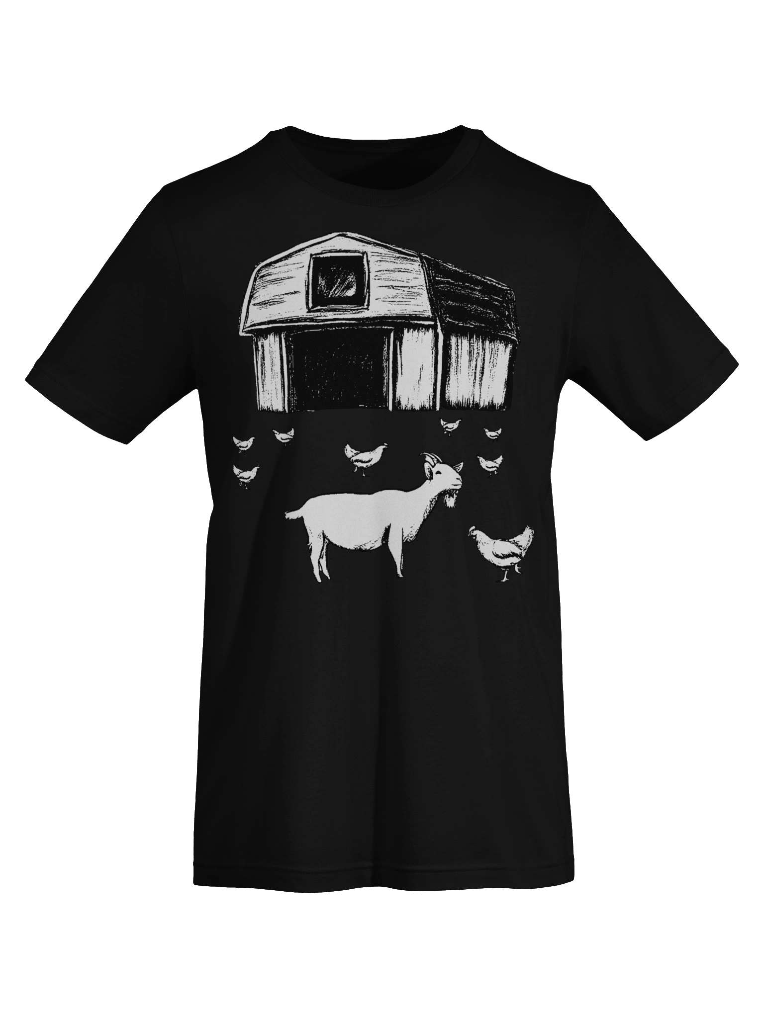 Rustic Farm Animals Illustration T-Shirt product image (74)