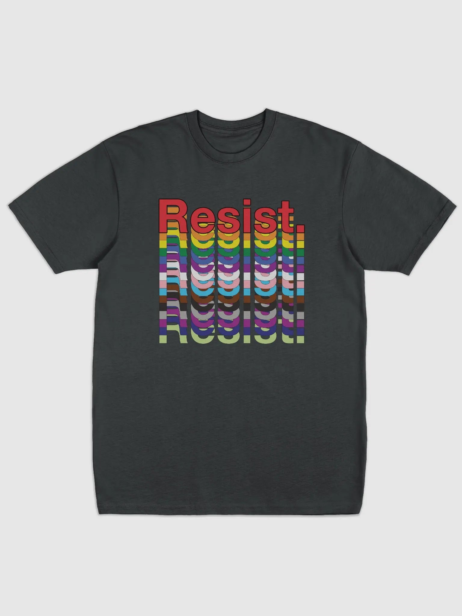 Resist - Rainbow Cotton Heritage Premium Heavyweight Tee product image (3)