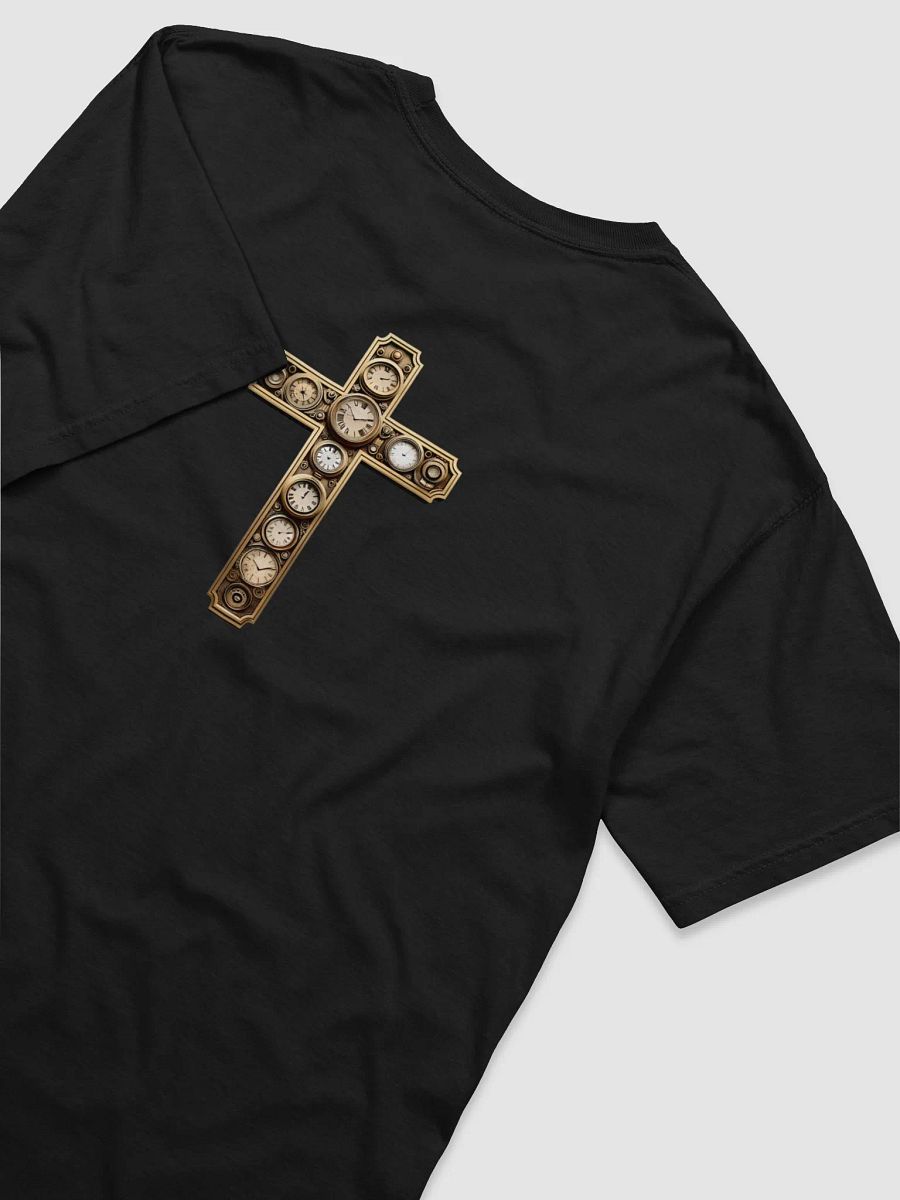 Timepiece Collage Vintage Clock Cross T-Shirt product image (4)
