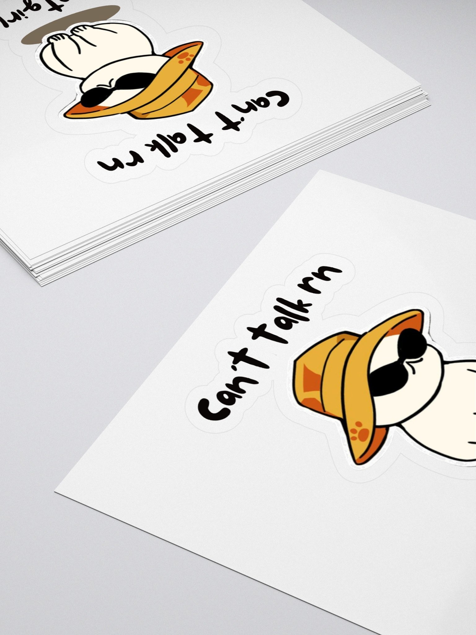 Cat Girl Shit Sticker product image (4)