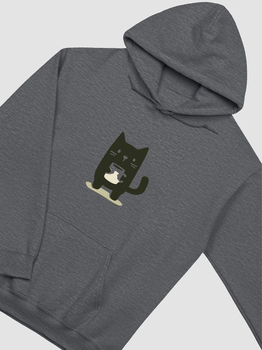 Cute Cat Holding Cup Hoodie product image (15)