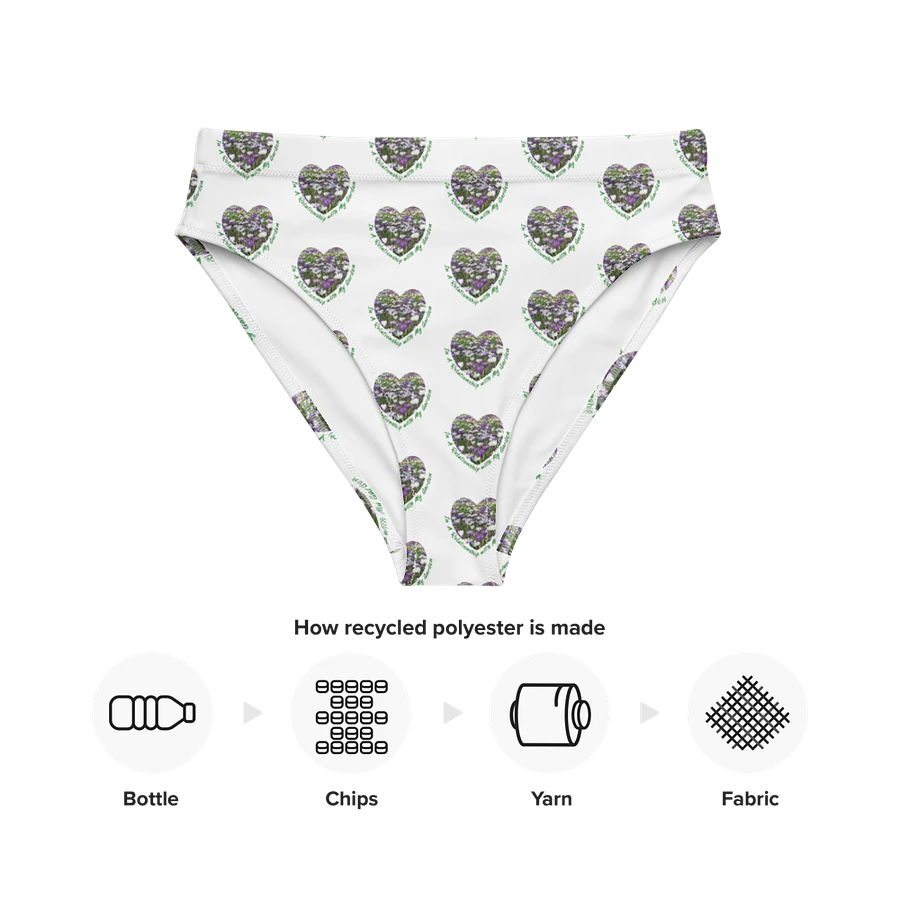 Symmetrical Shield Green All-Over Bikini Bottoms product image (12)