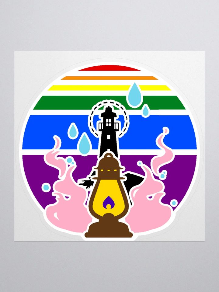 Pride at the Lighthouse | Kiss-Cut Sticker product image (1)