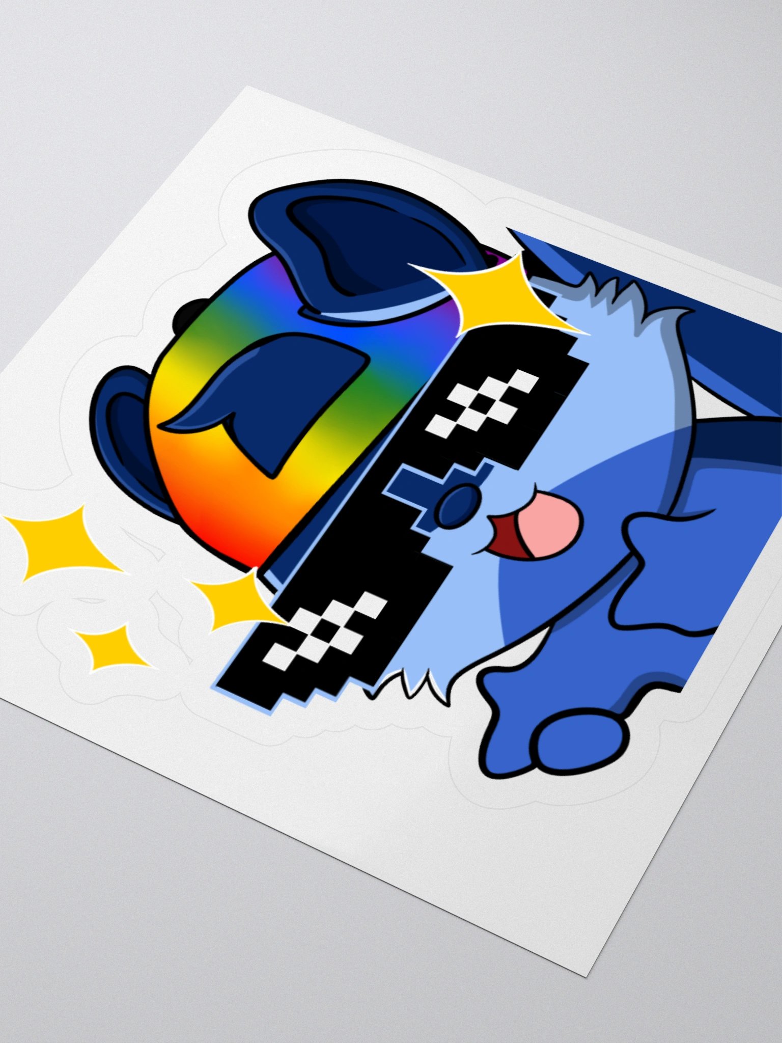 Pride Cool Guy Bandit Sticker product image (3)