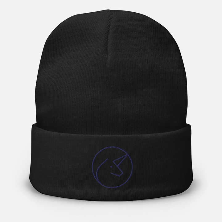 LuftyTV | Unisex Beanie (Black Logo) product image (1)