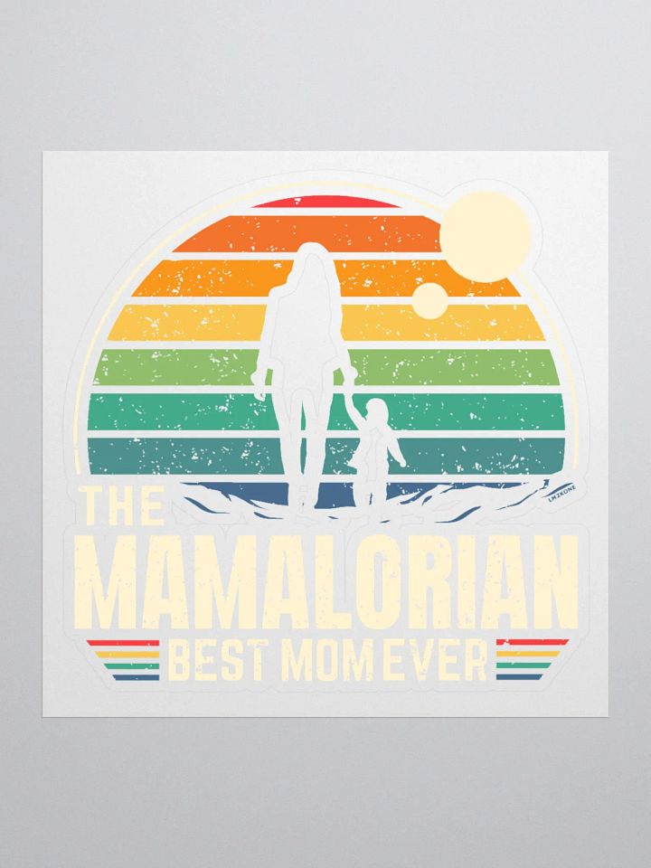The Mamalorian Best Mom Ever - Kiss Cut Stickers product image (1)