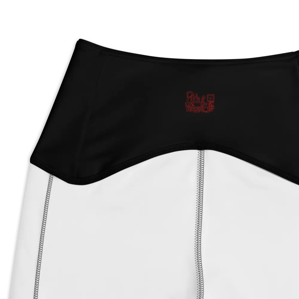 Faded skull crossover leggings with pockets product image (4)