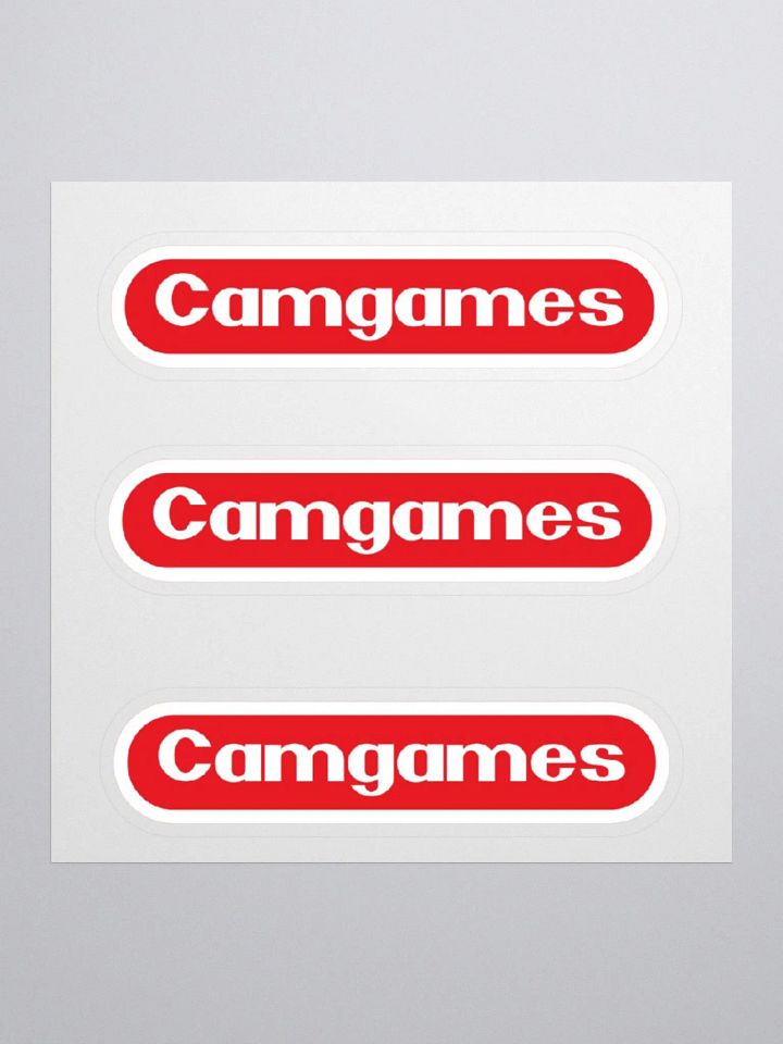 Camgames Sticker Set (3) product image (1)