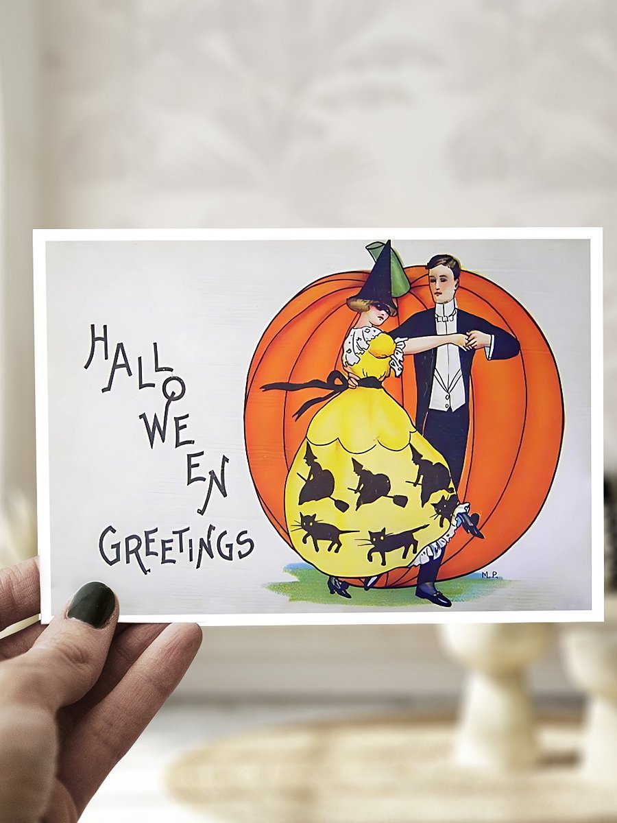 Vintage 1910 Halloween Card product image (1)