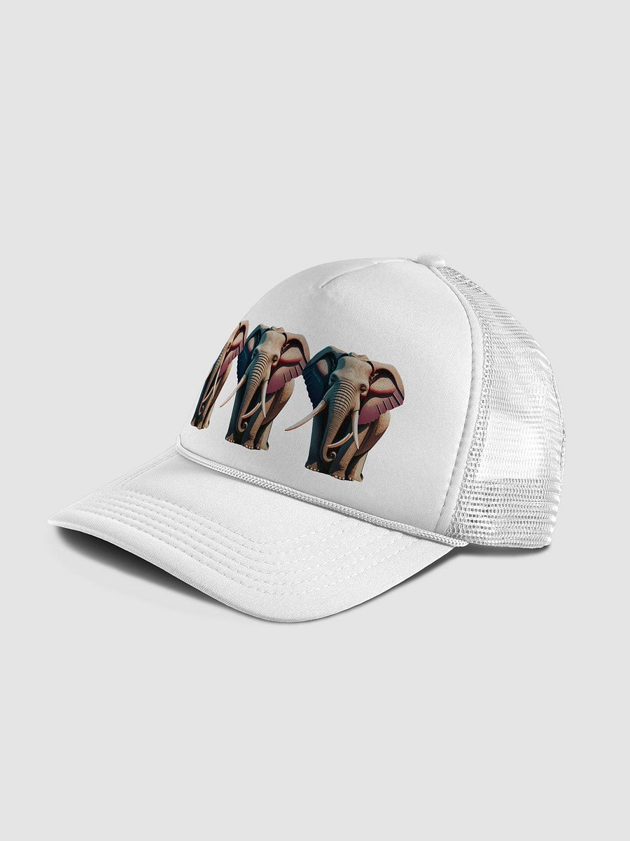 Wise Up: Valucap VC700 Trucker Hat Features Powerful Elephant product image (36)