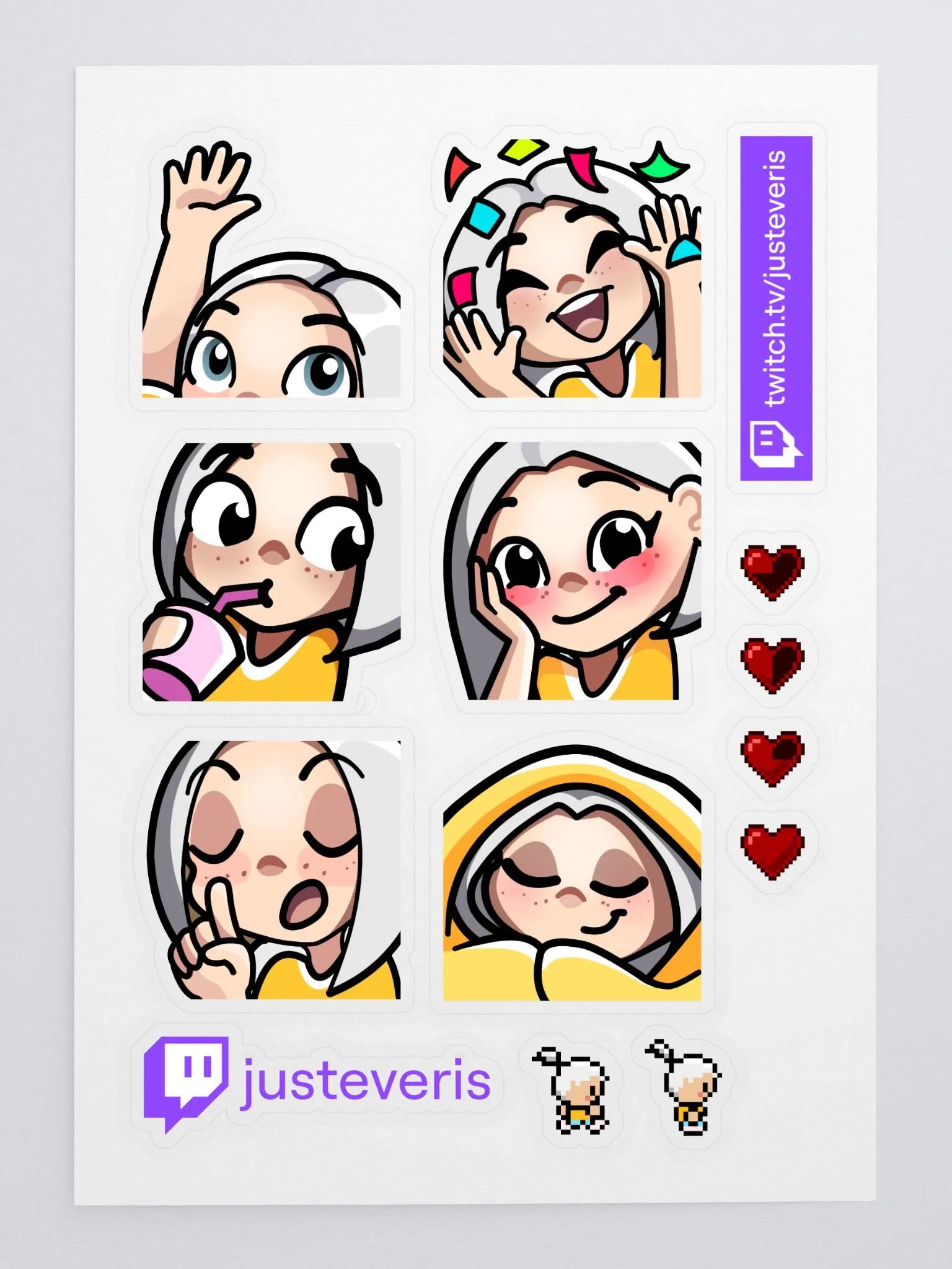 justEveris Emote Stickers product image (3)